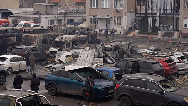 Ukraine: Mass Russian drone strike hits Odesa port and energy sites