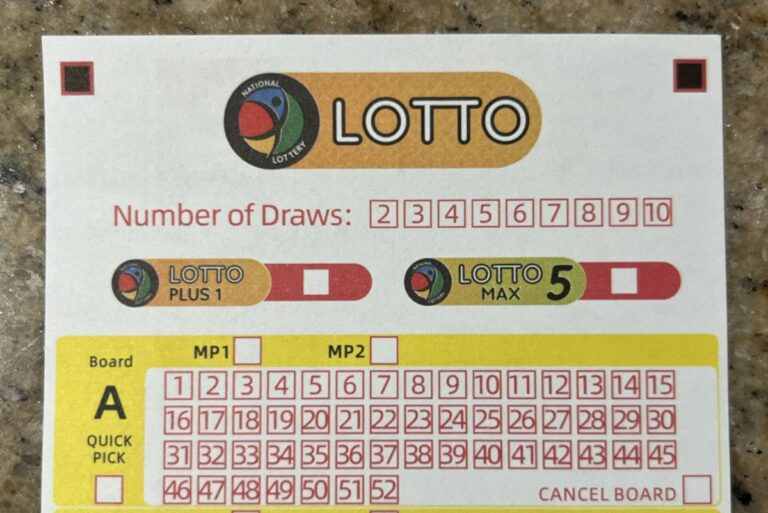 The Lotto and Lotto Plus 1 and Lotto 5 Max results for Wednesday, 10 June 2026
